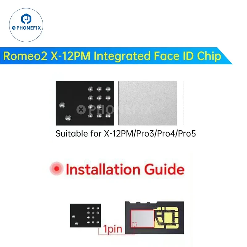 Puce de projecteur JC Dot IC intégrée universelle pour iPhone X-15 Pro Max