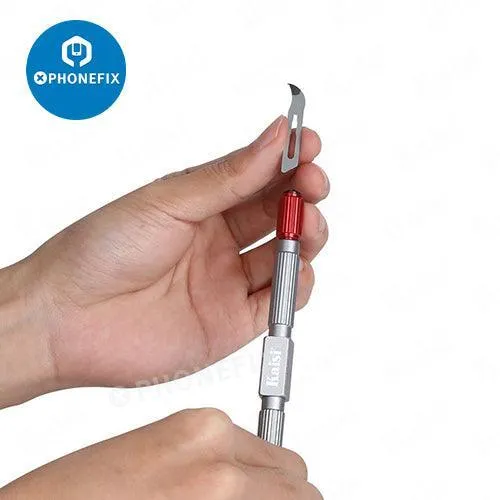 Kit pied-de-biche à double tête Kaisi 310, ensemble de couteaux de nettoyage de colle