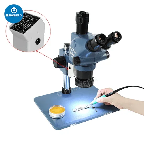 Extracteur de fumées de soudure pour mini-microscope Kaisi