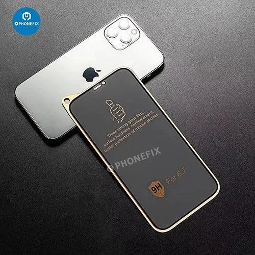 Film de protection d'écran mat anti-espion pour iPhone série X-17