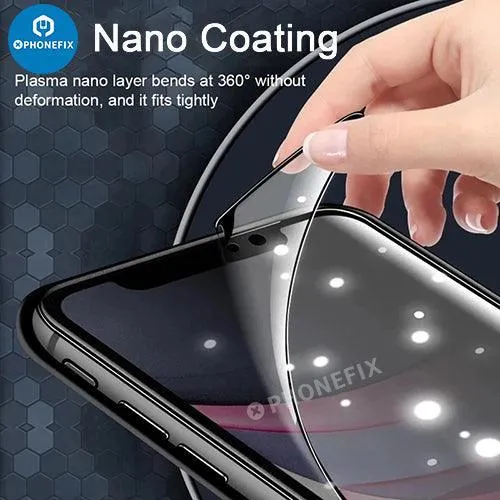 Film de protection d'écran mat anti-espion pour iPhone série X-17