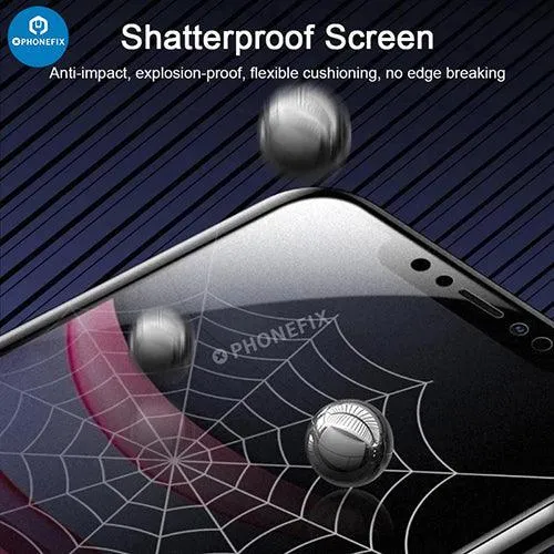 Film de protection d'écran mat anti-espion pour iPhone série X-17