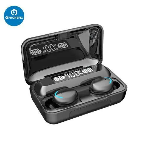 Écouteurs sans fil Bluetooth F9-5C à réduction de bruit avec LED