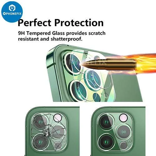 Protection d'objectif de caméra arrière en verre trempé pour iPhone 13-14 Pro Max
