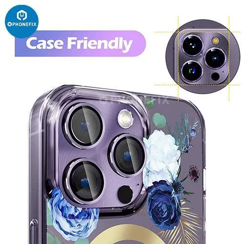 Protection d'objectif de caméra arrière en verre trempé pour iPhone 13-14 Pro Max