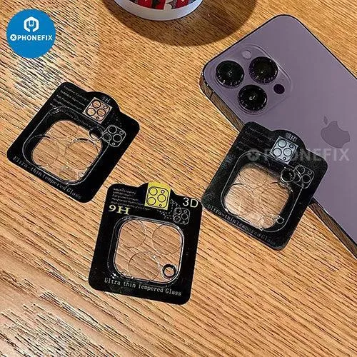 Protection d'objectif de caméra arrière en verre trempé pour iPhone 13-14 Pro Max