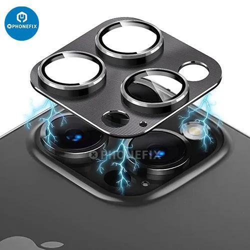 Protection d'objectif de caméra arrière en verre trempé pour iPhone 13-14 Pro Max