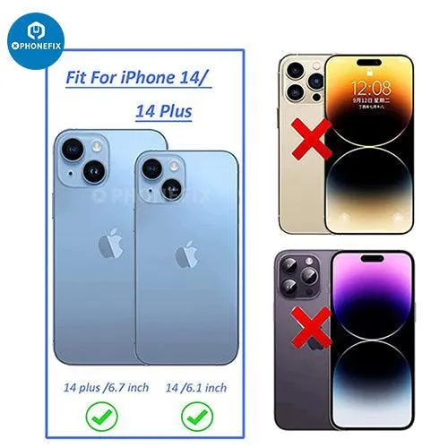 Protection d'objectif de caméra arrière en verre trempé pour iPhone 13-14 Pro Max