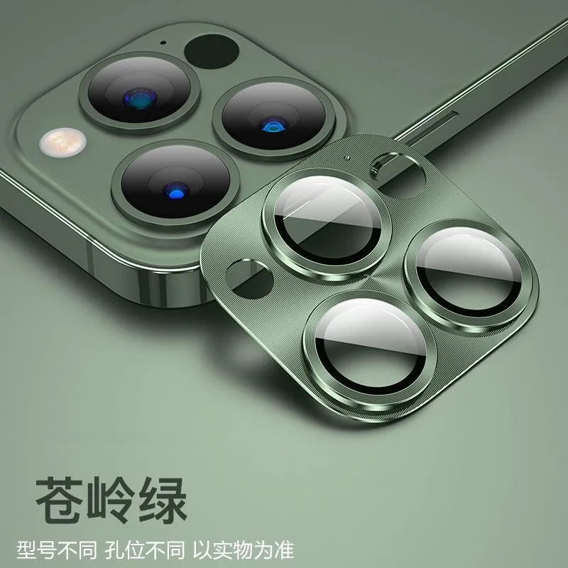 Protection d'objectif de caméra arrière en verre trempé pour iPhone 13-14 Pro Max