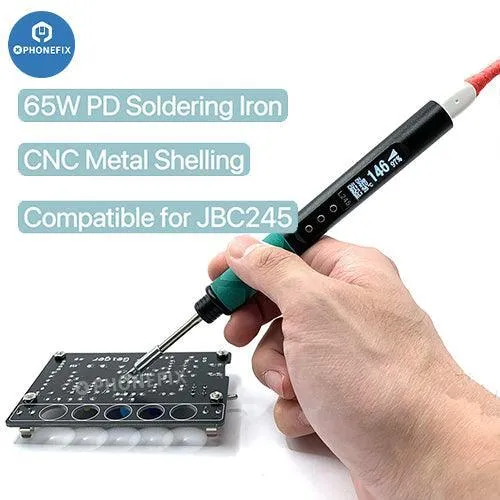 Stylo à souder numérique portable 65 W JBC 245, outil de soudage électrique