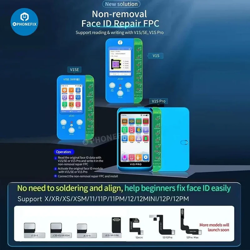 Réparation du Flex FPC JCID pour iPhone Face ID sans soudure