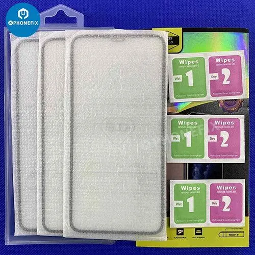 Lot de 3 protections d'écran en verre trempé à couverture complète pour iPhone X-15 Pro Max