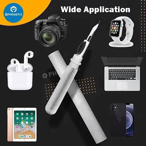 Stylo de nettoyage avec brosse douce pour AirPods, téléphone, ordinateur portable