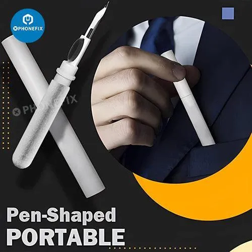 Stylo de nettoyage avec brosse douce pour AirPods, téléphone, ordinateur portable