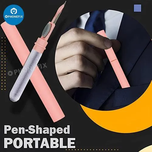 Stylo de nettoyage avec brosse douce pour AirPods, téléphone, ordinateur portable