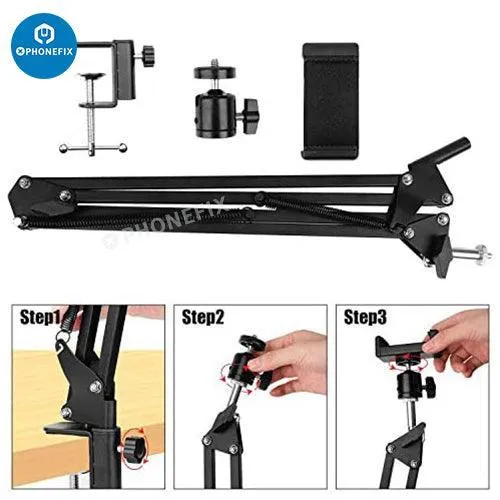 Support vidéo suspendu, support de copie et projecteur d'images pour la réparation de téléphones