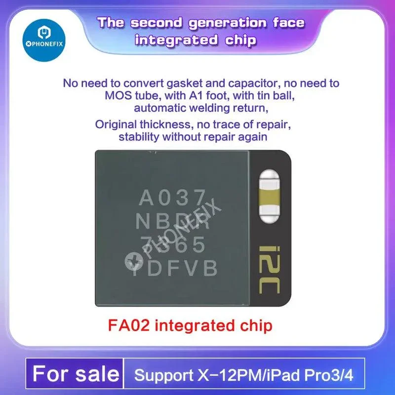 Outil de réparation d'identification faciale à matrice de points i2C pour iPhone X-15 Pro Max