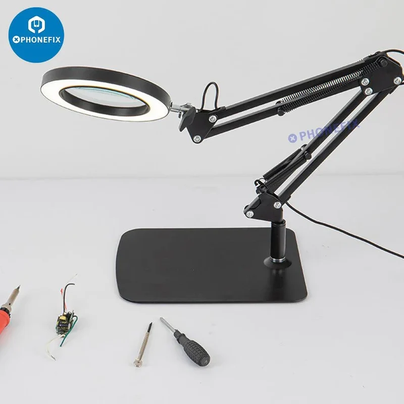 Lampe loupe éclairée à LED 30X