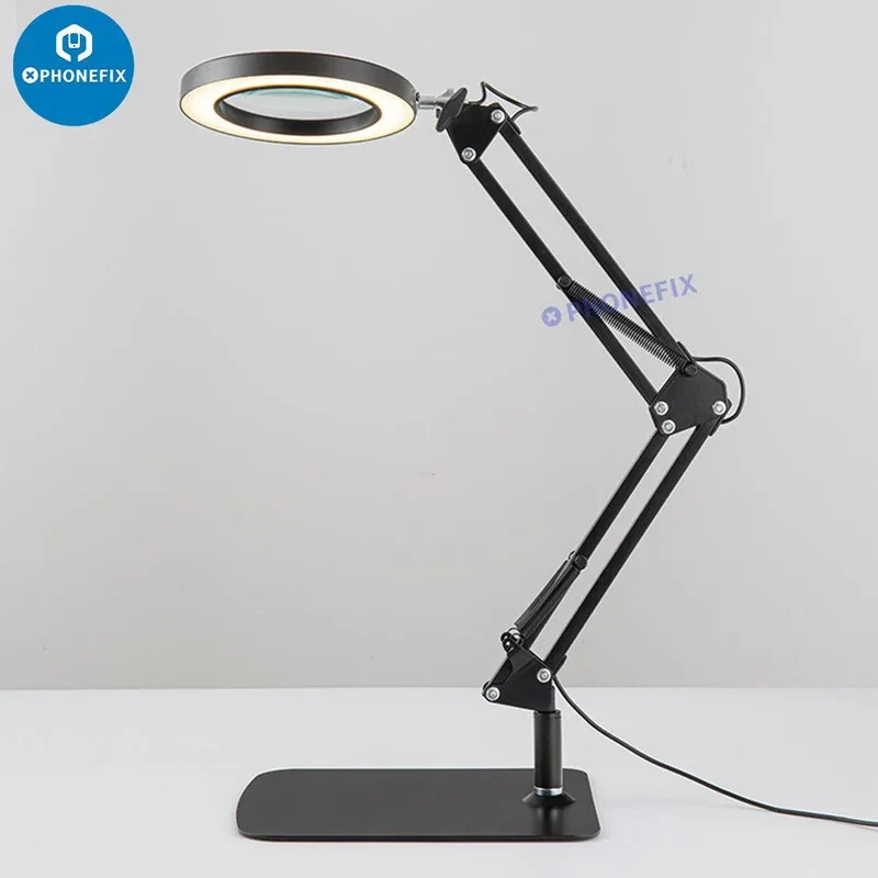 Lampe loupe éclairée à LED 30X