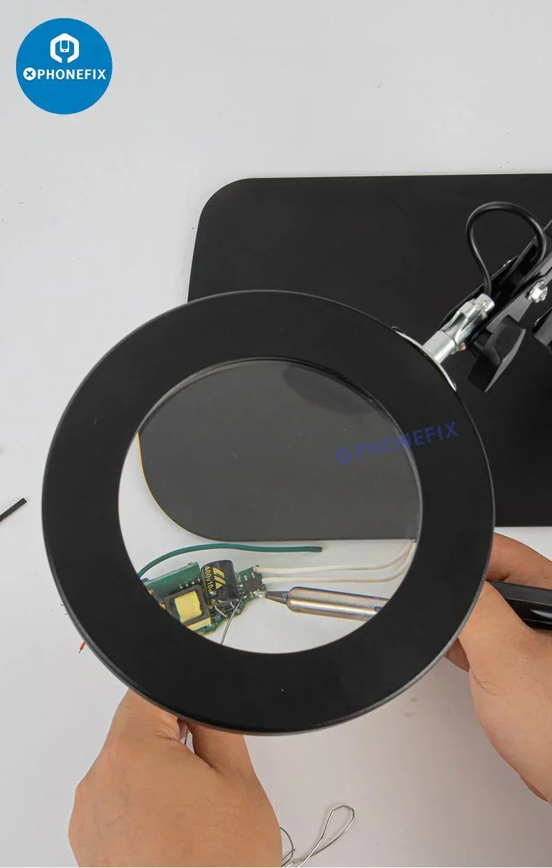 Lampe loupe éclairée à LED 30X