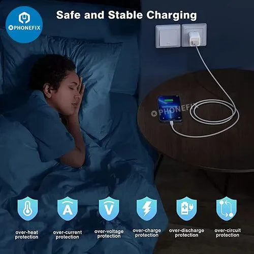 Câble de charge rapide USB vers Lightning pour iPhone 6-14ProMax iPad