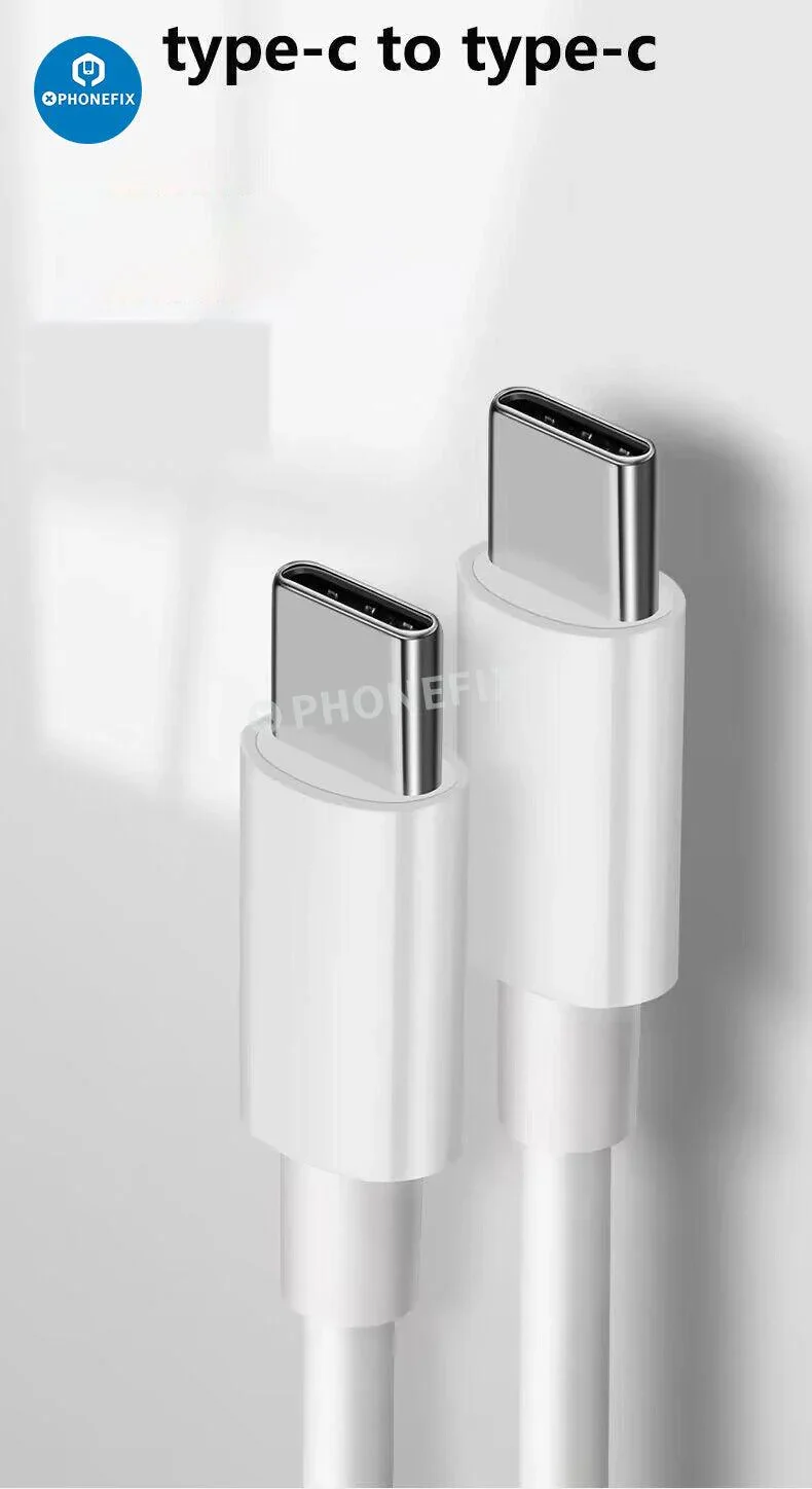 Câble de chargement Type-C vers Type-C pour une charge rapide des données à haute vitesse