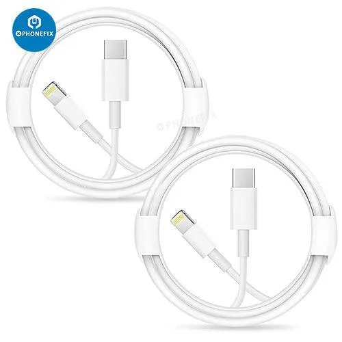 Adaptateur secteur USB-C 20 W, chargeur rapide, câble Lightning pour iPhone et iPad