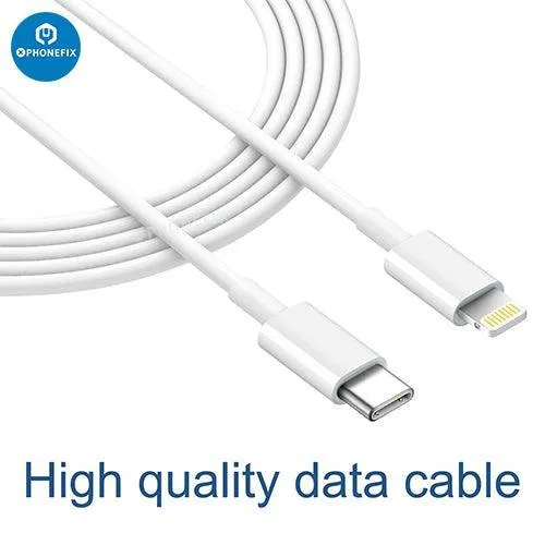 Adaptateur secteur USB-C 20 W, chargeur rapide, câble Lightning pour iPhone et iPad