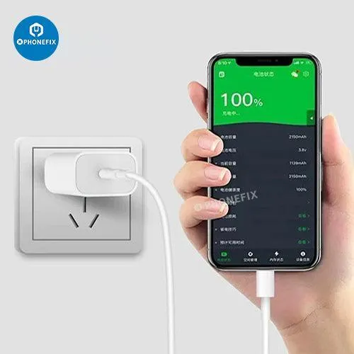 Adaptateur secteur USB-C 20 W, chargeur rapide, câble Lightning pour iPhone et iPad