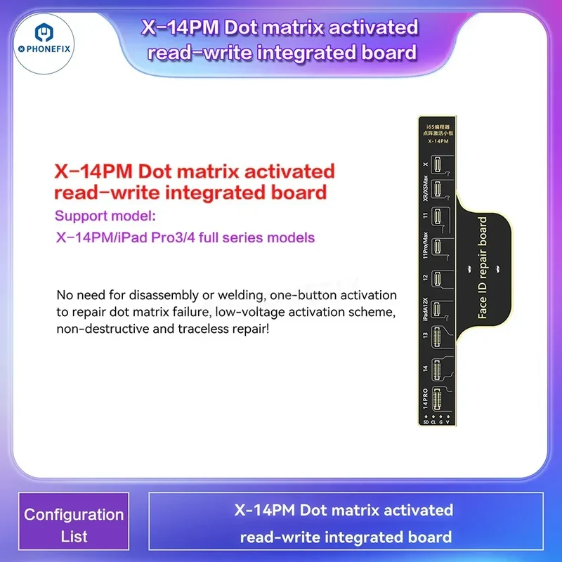 Câble de réparation matriciel i2C pour iPhone Face ID sans soudure