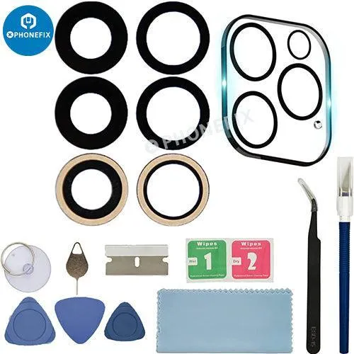 Kit d'outils de remplacement d'objectif de caméra arrière pour iPhone 12, 13 et 14 Pro Max