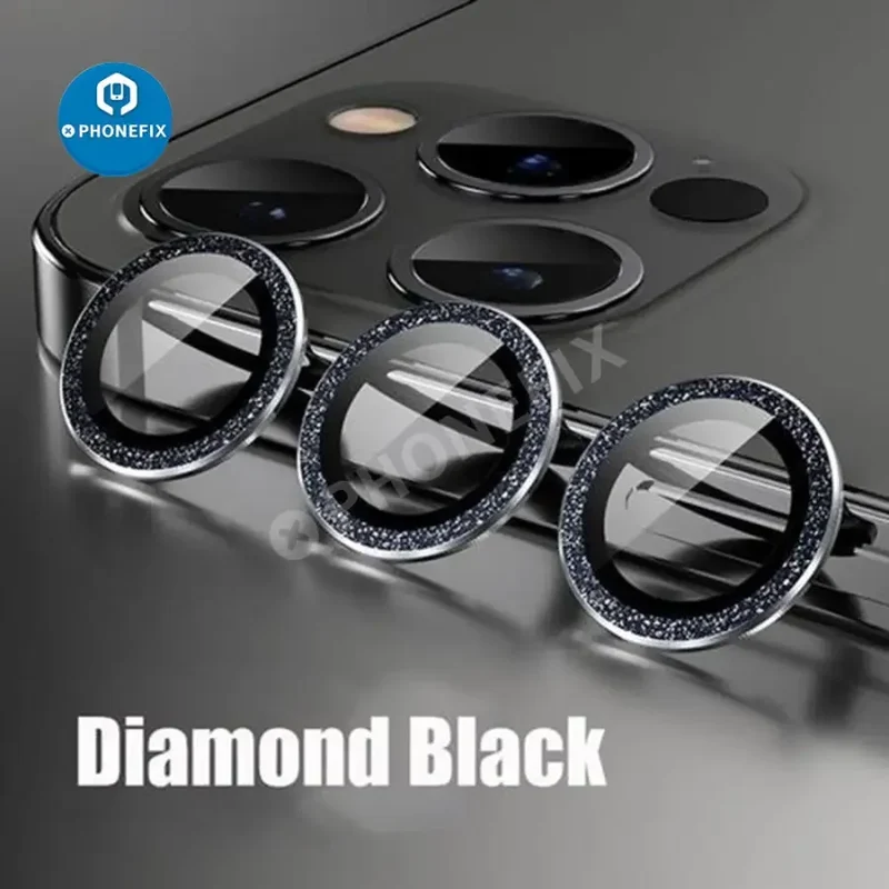 Protections d'objectif d'appareil photo intégrales en métal pour iPhone 11-13ProMax