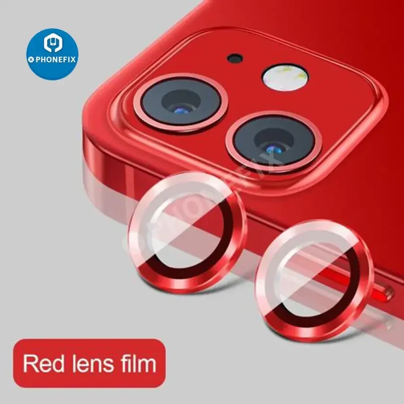 Protections d'objectif d'appareil photo intégrales en métal pour iPhone 11-13ProMax