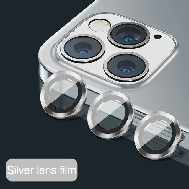 Protections d'objectif d'appareil photo intégrales en métal pour iPhone 11-13ProMax