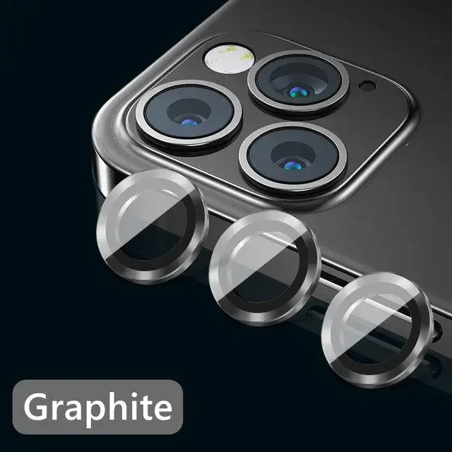 Protections d'objectif d'appareil photo intégrales en métal pour iPhone 11-13ProMax