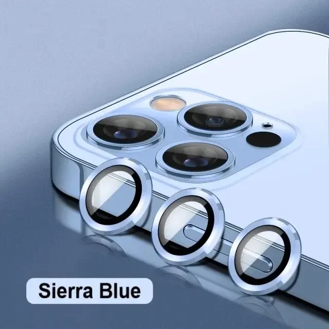 Protections d'objectif d'appareil photo intégrales en métal pour iPhone 11-13ProMax