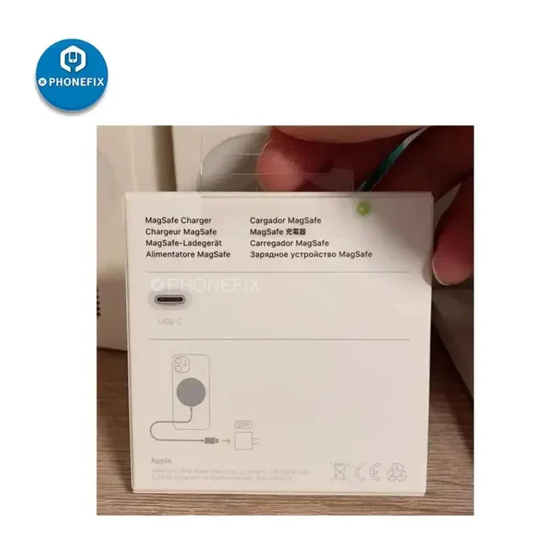 Chargeur sans fil magnétique MagSafe 15 W pour iPhone 12-15ProMax