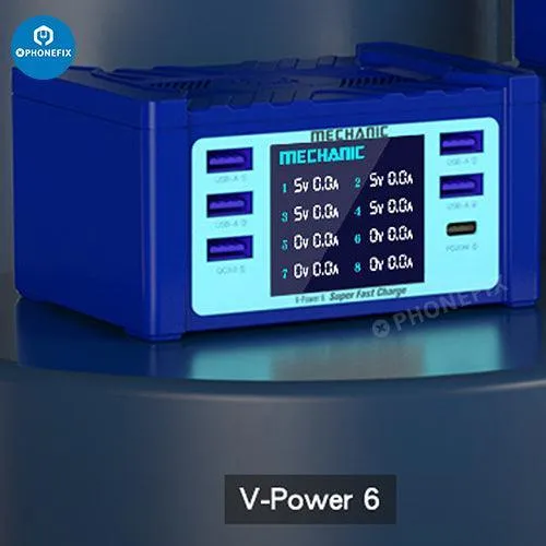 Chargeur ultra rapide MECHANIC V-Power 6 8 8S pour montres iPhone iPad