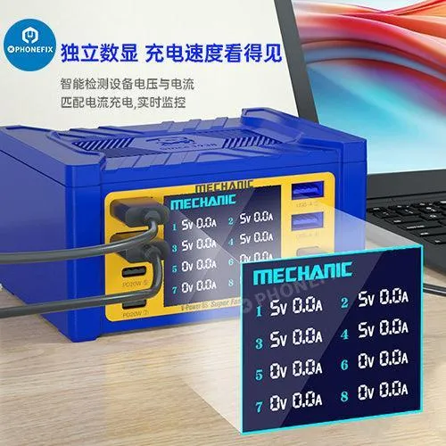 Chargeur ultra rapide MECHANIC V-Power 6 8 8S pour montres iPhone iPad