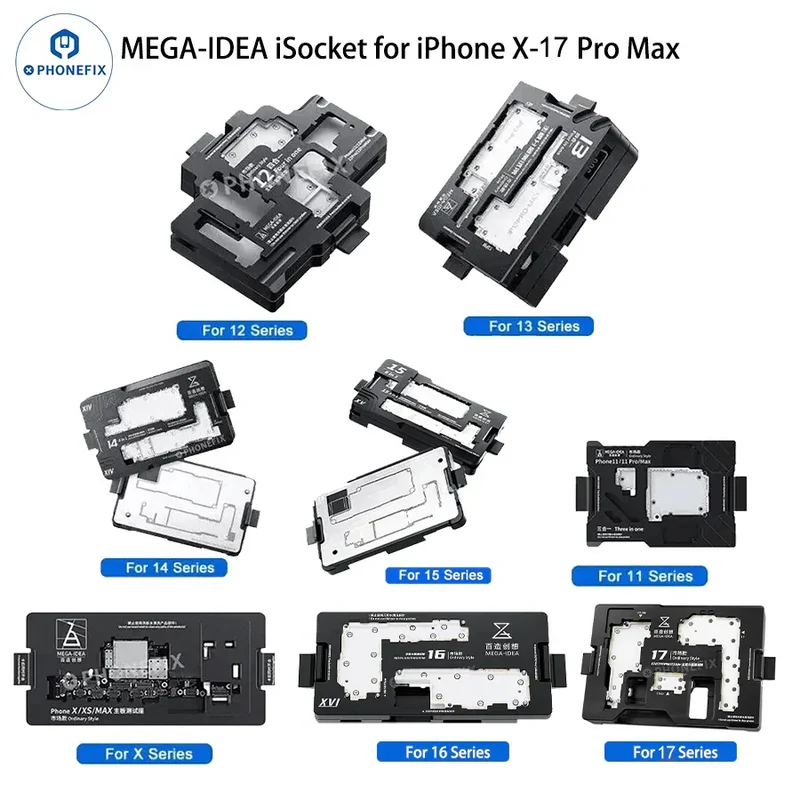 Dispositif de test de carte mère MEGA-IDEA pour iPhone X-16 Pro Max