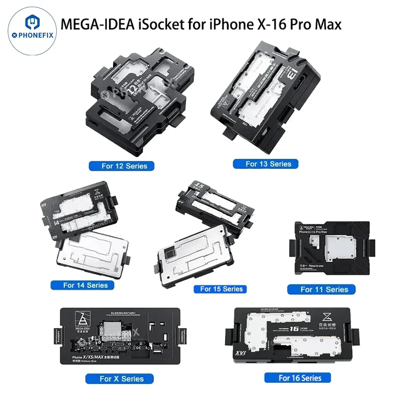 Dispositif de test de carte mère MEGA-IDEA pour iPhone X-16 Pro Max