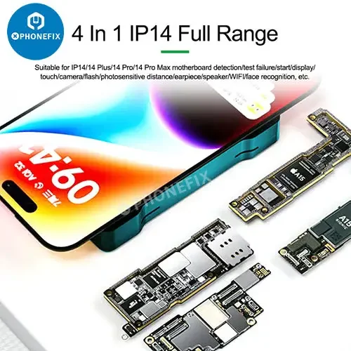 Testeur de carte mère 011 en 4 Relife T-1 pour iPhone 14