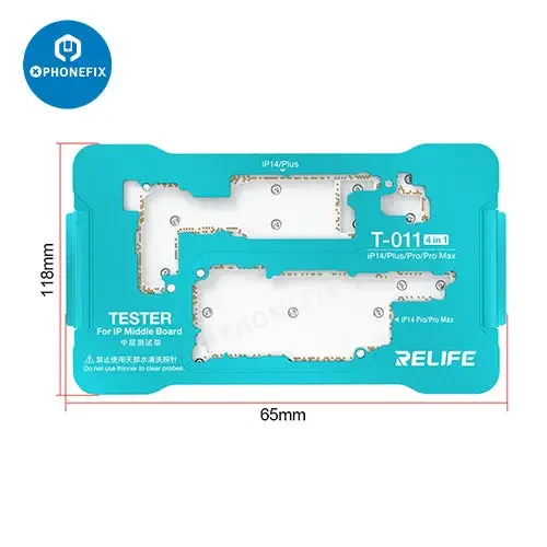 Testeur de carte mère 011 en 4 Relife T-1 pour iPhone 14