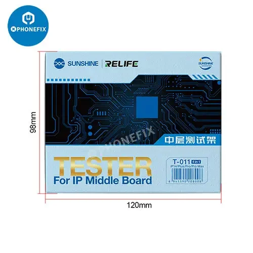 Testeur de carte mère 011 en 4 Relife T-1 pour iPhone 14