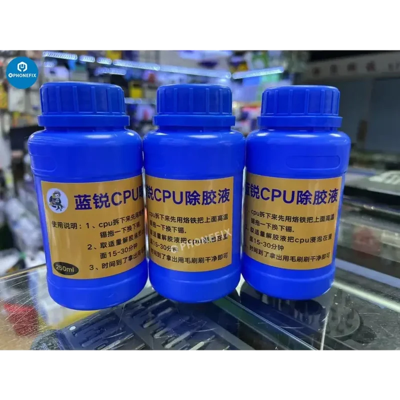 Nettoyant pour colle époxy pour puces IC BGA et NAND CPU