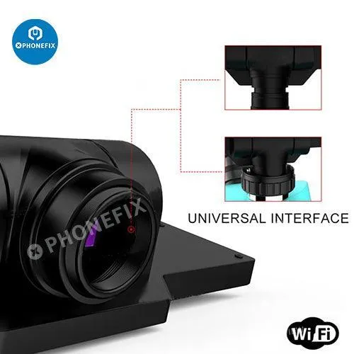 Microscope trinoculaire à zoom 7050-010X RF-7TVP-YS50W avec écran HD