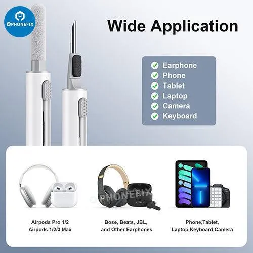 Kit de nettoyage multifonction pour écouteurs Bluetooth Airpods