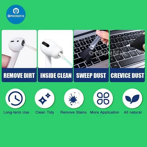 Kit de nettoyage multifonction pour téléphone portable, écouteurs, tablette, ordinateur portable