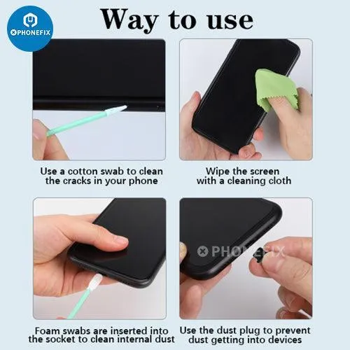 Kit de nettoyage multifonction pour téléphone portable, écouteurs, tablette, ordinateur portable