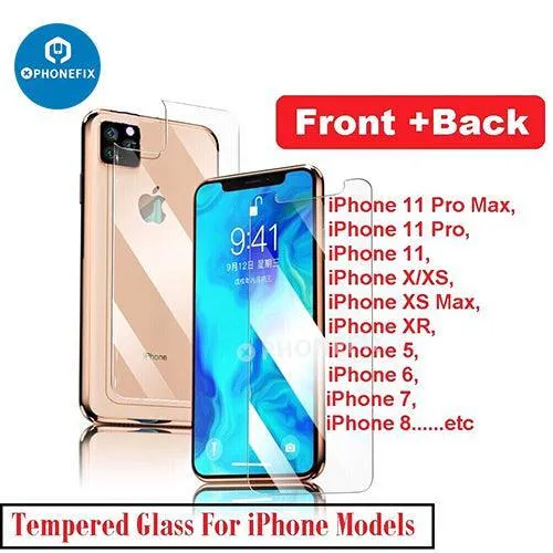 Film de protection d'écran en verre trempé pour iPhone X-15 PM